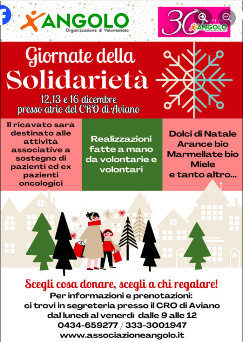 Giornate solidarietà Natale 2024