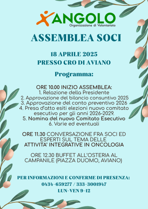 Assemblea soci 2026 ANGOLO OdV