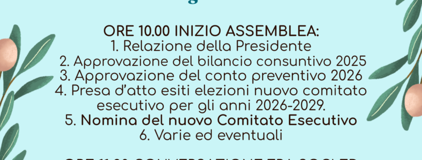 Assemblea soci 2026 ANGOLO OdV